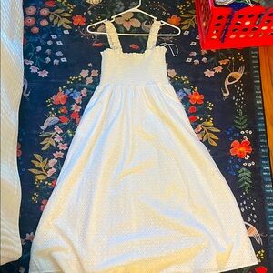 White Eyelet Women’s Dress